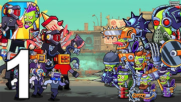 Merge War Zombie vs Cybermen - Gameplay Walkthrough Part 1 Merge War Robots VS Zombies (Android)