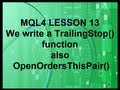 Mql4 programming 1