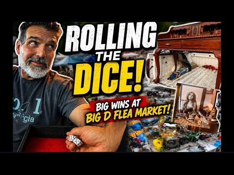 Rolling the Dice at This Flea Market Paid Off BIG! | Flea Market Flipping for Profit