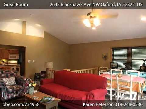 2642 Blackhawk Ave, Oxford, IA home video tour