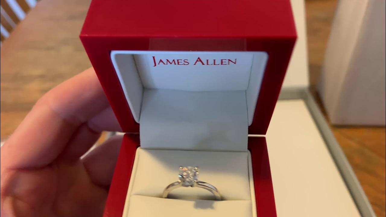 JAMES ALLEN Engagement Ring UNBOXING AND REVIEW (1.1 CARAT) YouTube
