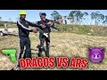 DRACO VS AR PISTOL 😱💨🔥W/ NYYEAR & YBEEZZZY || Gun Range Vlog