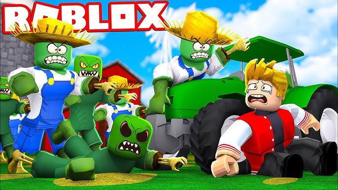 VIREI FAZENDEIRO POR 1 DIA NO ROBLOX!! (🌾Farmlands) 