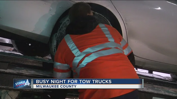 Tow truck drivers stay busy during snow storm