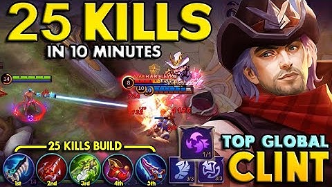 Clint Buffed is INSANE! Best Build for Revamp Clint Mobile Legends | Shadow Omen Skin Gameplay MLBB