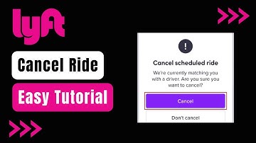 How to Cancel a Ride in Lyft !
