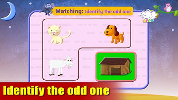 K1 - Module 3 - Exercise 5 Identify the odd one | Appu Series | Kindergarten Math Learning