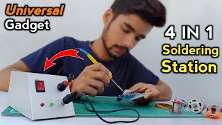 ये Soldering Station बिना बिजली के भी चलेगा || Make 4 IN 1 Temprature Controlled Soldering Station