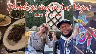 Las Vegas VLOG Day 3 | Durango | The George | Barry’s Downtown Prime Dinner | Thanksgiving Day
