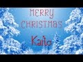Merry Christmas Kaito A Special Message Just For You Merry Christmas Kaito A Special Message Just For You