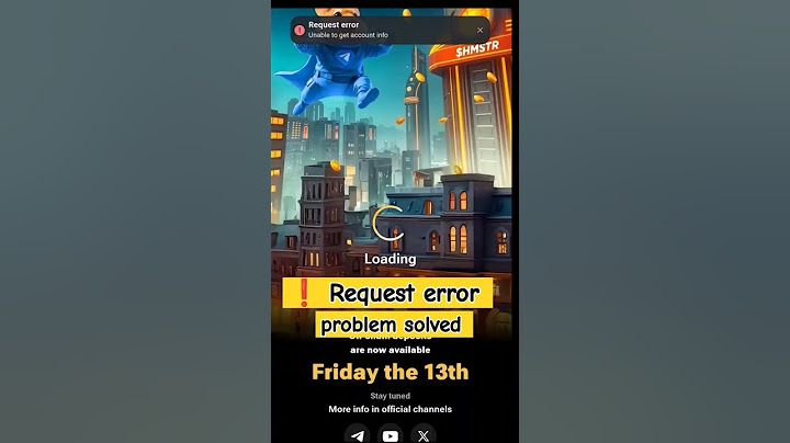 Request Error Hamster Kombat Problem| Hamster Kombat Not Opening | Hamsater unable account error