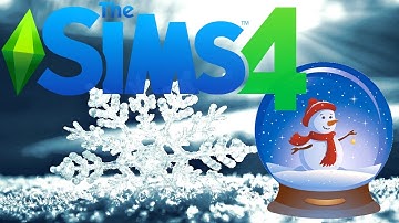 Christmas - Day 10 - The Sims 4  - Speed Build Fail - Snow Globe.