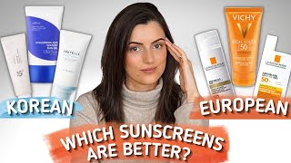 WHAT IS THE DIFFERENCE BETWEEN KOREAN and EUROPEAN SUNSCREENS? Which sunscreens are better?