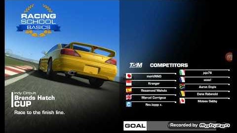 Real Racing 3 ford focus R$ 00:58.869 Brands Hatch CUP