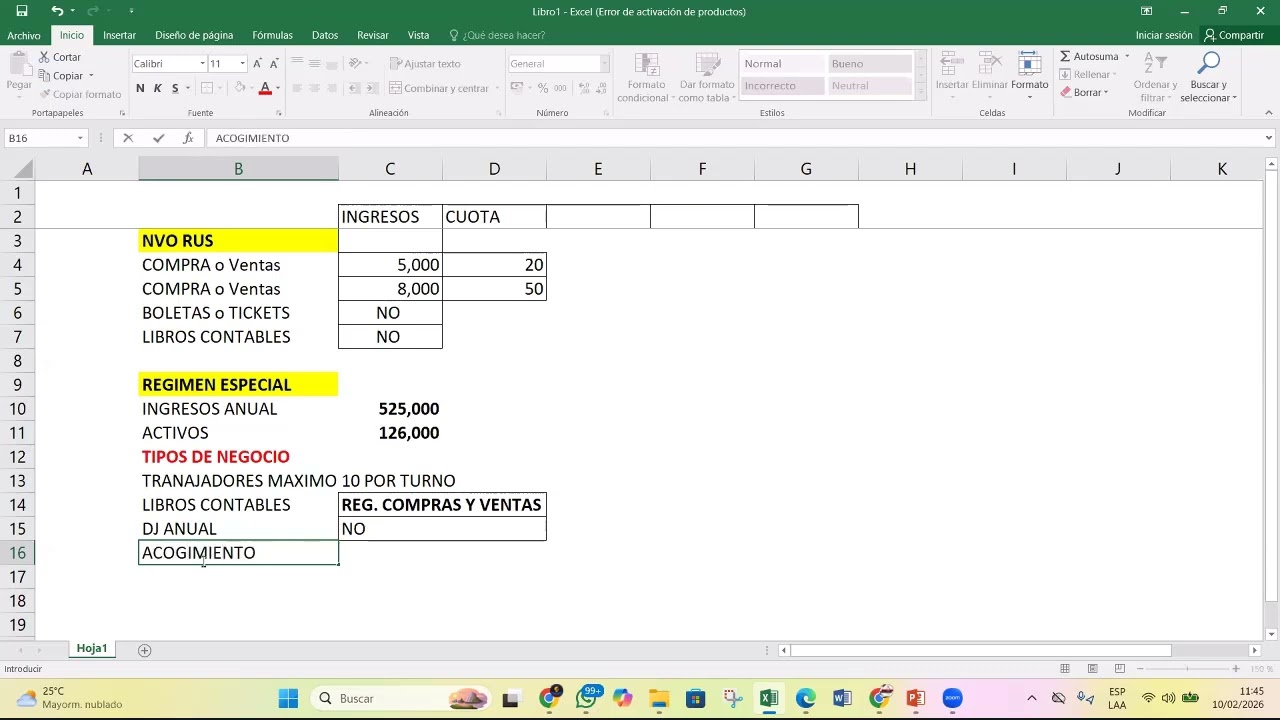 10 FEB ASISTENTE JUNIOR REGIMENES TRIBUTARIOS