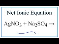 Net Ionic Equations and Spectator Ions