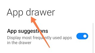 redmi k20 Pro app drawer setting, redmi k20 Pro me app drawer setting set kaise kare,how to set app screenshot 1