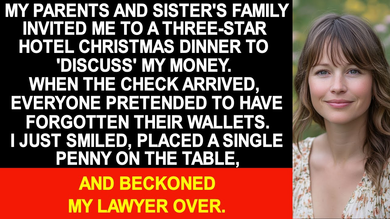 Моя семья пригласила меня на рождественский ужин только для того, чтобы заставить меня оплатить с...