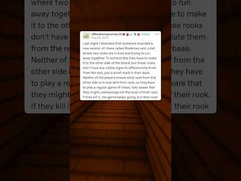 Romeo And Juliet But Chess