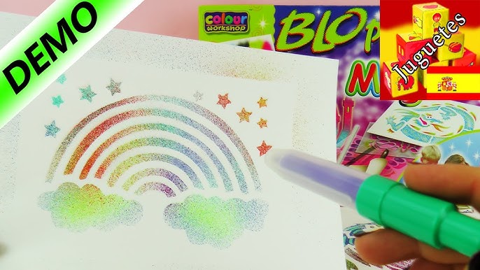 Wham-o BLO PENS SPRAY MAGIC 10 Duo BloPens + Magic Pen BLOW Airbrush Effect