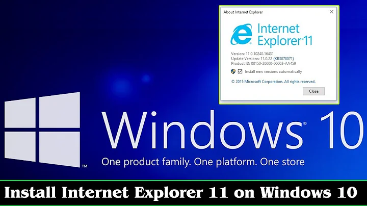 [GUIDE] Download Internet Explorer 11 Windows 10 (Install)