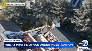 Fire breaks out at Spencer Pratt's campaign office in Pacific Palisades