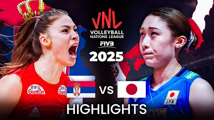 JAPAN 🇯🇵 vs SERBIA 🇷🇸 | HIGHLIGHTS | Women's VNL 2025