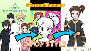 SHINVATAR K-POP STYLE MINI-ME TUTORIAL | GAME REVIEW | ELISHA GAILE screenshot 1