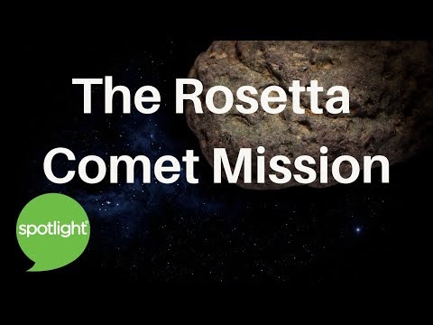 The Rosetta Comet Mission | practice English with Spotlight