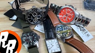 Unboxing Citizen, Bulova, Seiko, and Hamilton (TriFecta Watches)