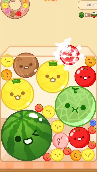What happens when you merge two watermelons on Melon Maker - YouTube