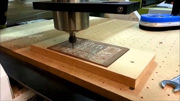 pcb milling timelapse