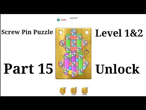 Screw Pin Puzzle Part 15 [Level 1&2]@SPP_Gaming_