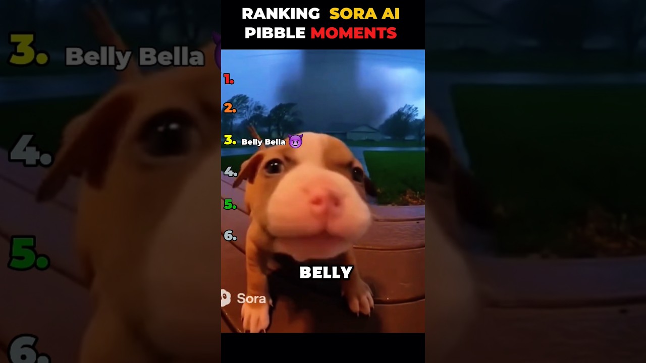 Рейтинг самых смешных клипов Pibble Sora Ai😂