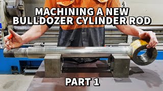 Replacing Damaged Hydraulic Cylinder Rod for Caterpillar D10 Bulldozer | Part 1