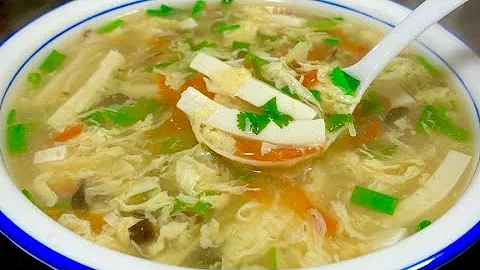 冬天要多喝三鲜豆腐汤，汤鲜味美，天天喝都不腻，营养又健康好喝【阿朝哥美食 】#三鲜豆腐汤 #三鲜 #豆腐汤 - 天天要闻