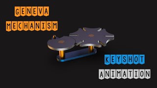 Geneva Mechanism Animation | Solidworks | Keyshot | Weekly Renders