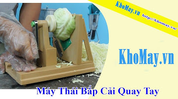 Cách Làm Salad Trộn Bắp Cải, Máy Thái Bắp Cải Quay Tay 3A