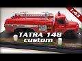 Tatra 148 Feuerwehr 1:43 (custom) diorama