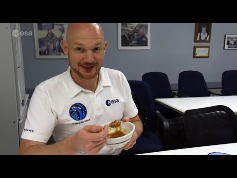Alexander Gerst food