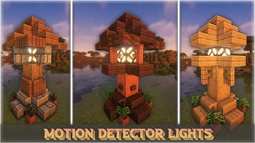 Minecraft: Motion Detector Light - Security System!!