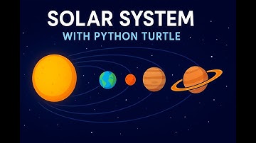 I Created the Solar System in Python Turtle 🌍 | AI Copilot Helped Me Do It #ai #coding  #python