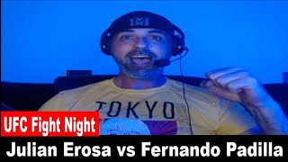 UFC Fight Night: Fernando Padilla KO's Julian Erosa LIVE REACTION