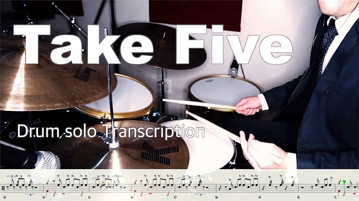 Take Five Drums version - Drums performance video thumbnail