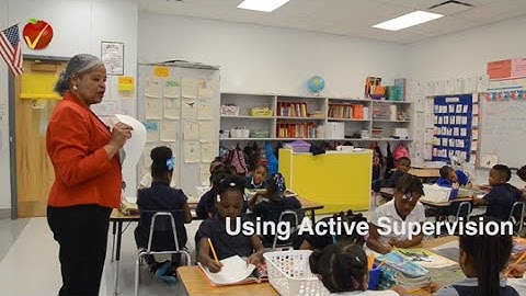 Using Active Supervision 1