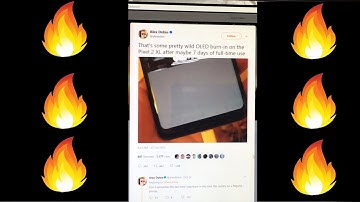 Display issues and  screen burn in with google pixel 2 XL