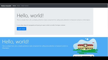 multimedia interaktif dengan web - bootstrap 4