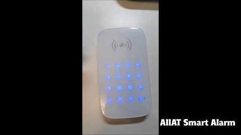 How to code RFID tag to AIIAT wireless keypad