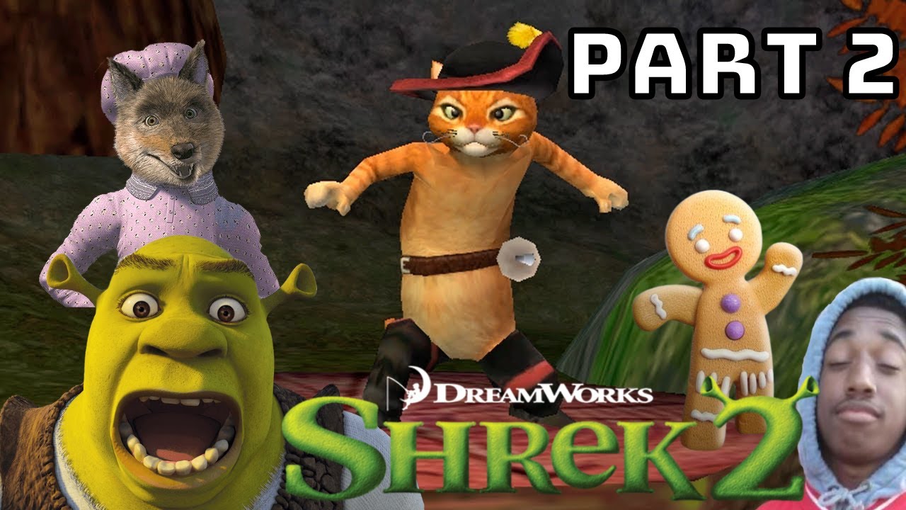 SHREK 2 (PS2/GAMECUBE/XBOX) #6 - Gameplay vs. Gato de Botas! (Legendado em  PT-BR) 