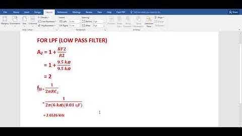 Bandpass Filter By Syafriandi & Khairunnisa